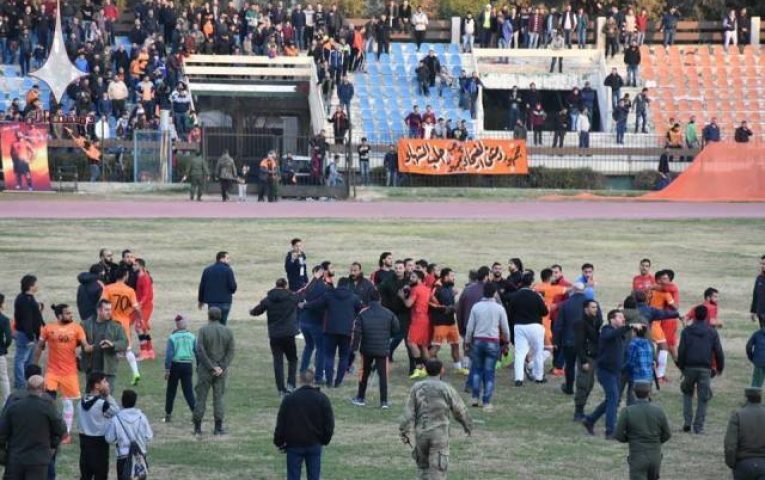 اتحاد الكرة السوري يعاقب ناديي الوحدة والاتحاد جراء أحداث الشغب