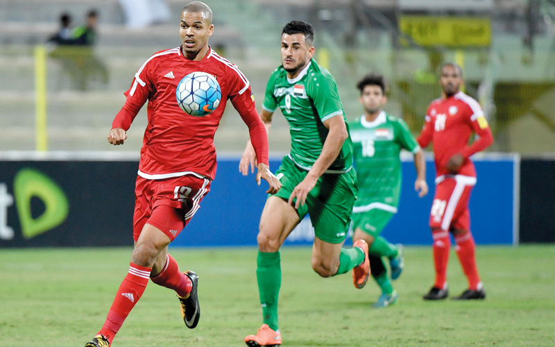 المنتخب استفاد من ودية العراق. تصوير: باتريك كاستيلو