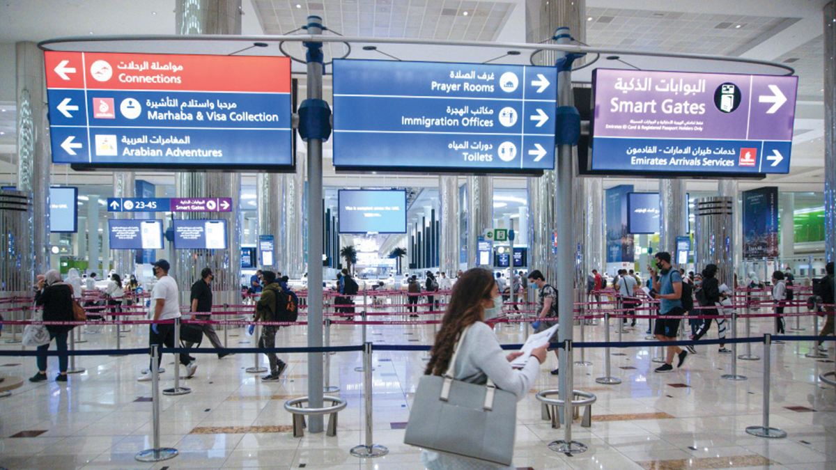 90% of Dubai airports passengers’ procedures completed before ...