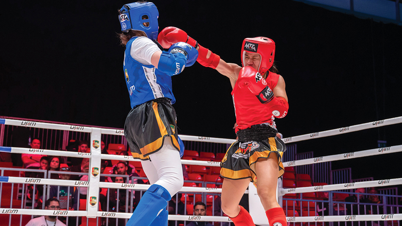 170 participants from 17 countries participated in the Arab Muay Thai Championship in Abu Dhabi