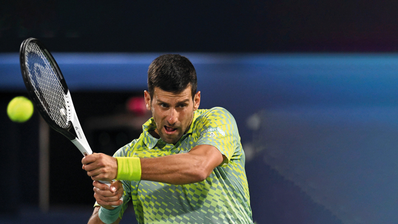 Djokovic begins the dream of the sixth star in “Tennis Dubai” by excluding Machak