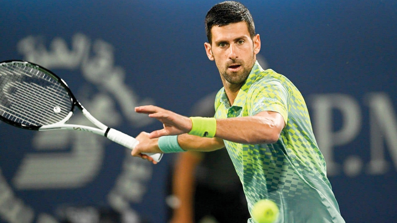 Djokovic ends Hokac’s dreams in “Tennis Dubai”