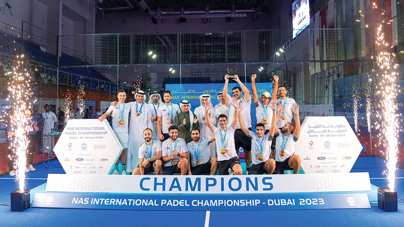 The national team is the champion of the international exchange edition of “Nat Al Sheba”.