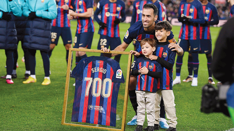 Busquets ..Barcelona’s “faithful son” announces retirement after 15 seasons and 31 titles