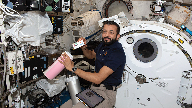 Emirati Astronaut Conducts Protein Crystal Experiment on International Space Station