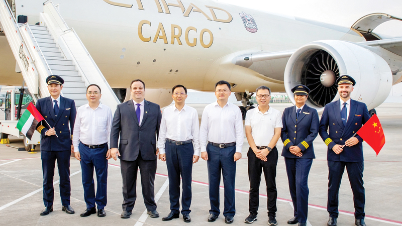 Etihad Cargo Becomes First International Air Cargo Company to Operate Flights to Izhou Huahu Airport