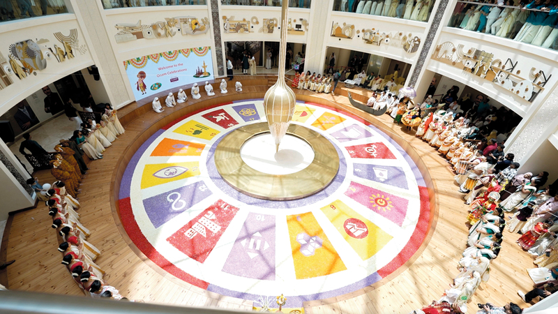 Incredible Sustainability Message: Burjeel Medical City Creates Spectacular Rose Carpet in Abu Dhabi