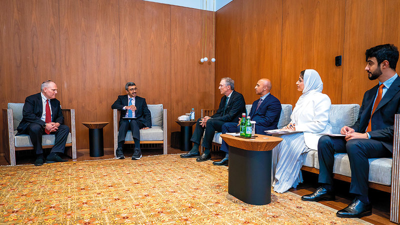 Meeting between UAE Minister of Foreign Affairs and Jewish organizations at UN General Assembly session in New York