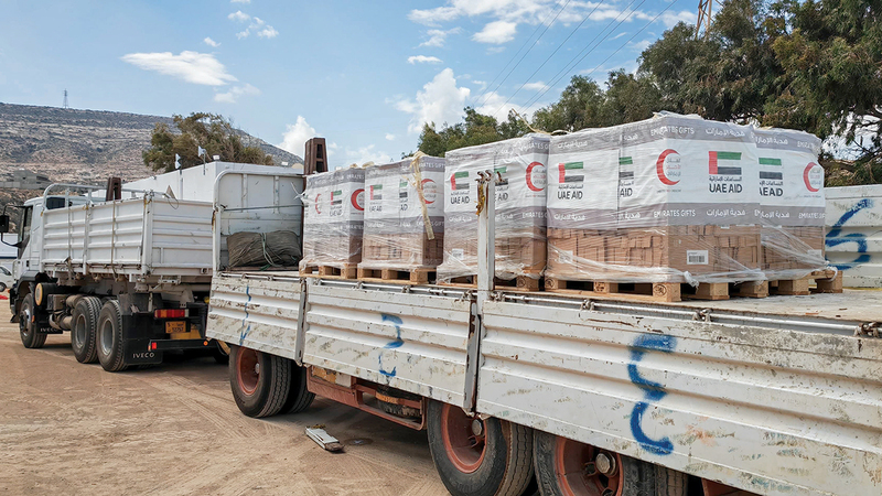 Emirates Red Crescent Efforts in Libya to Support Hurricane Daniel Relief