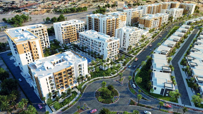 Under construction project…Hillside Residence…819 apartments with prices starting from 850 thousand dirhams