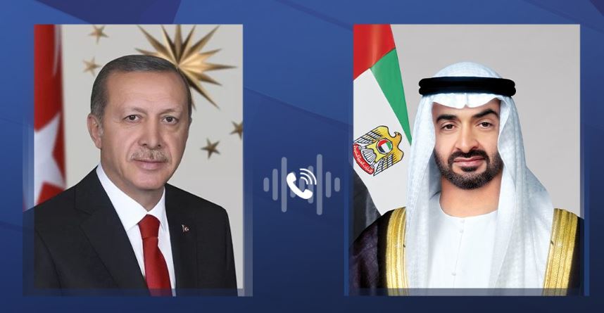 His Highness Sheikh Mohammed bin Zayed Al Nahyan and President Recep Tayyip Erdogan Discuss Bilateral Relations and International Issues