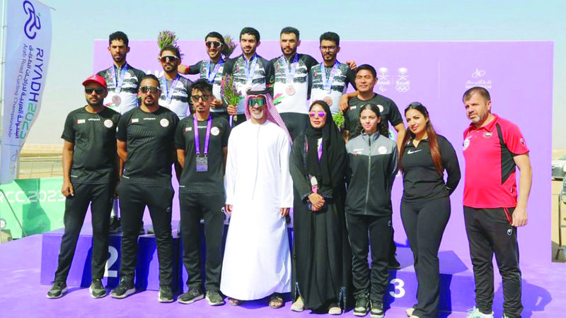 Cycling Team Wins 12 Medals in Arab Road Cycling Championship in Riyadh