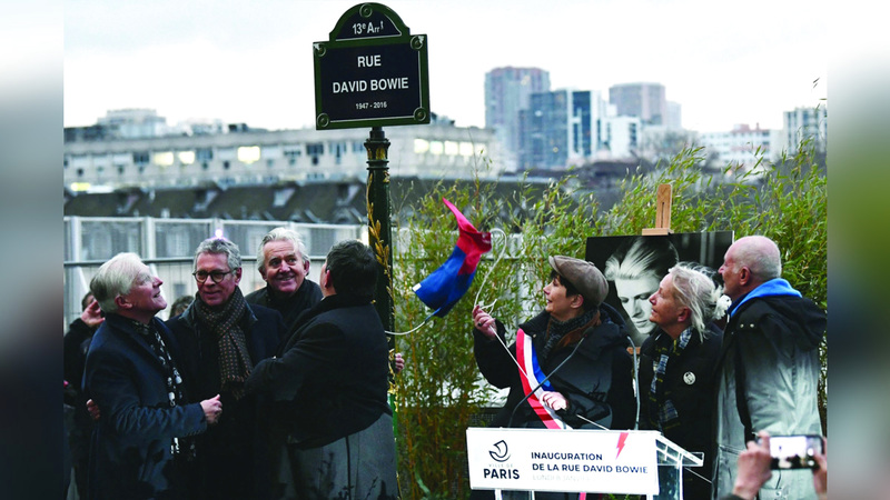 Paris names one of its streets after David Bowie