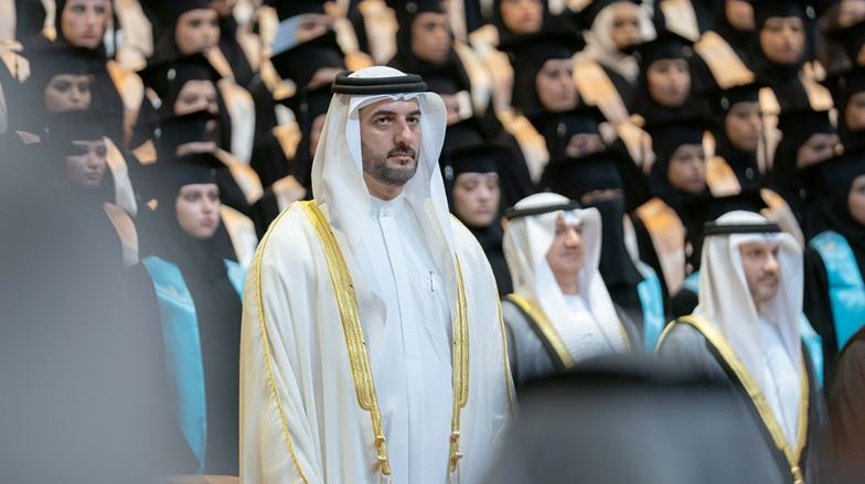 Sultan bin Ahmed Al Qasimi witnesses the graduation ceremony of female ...