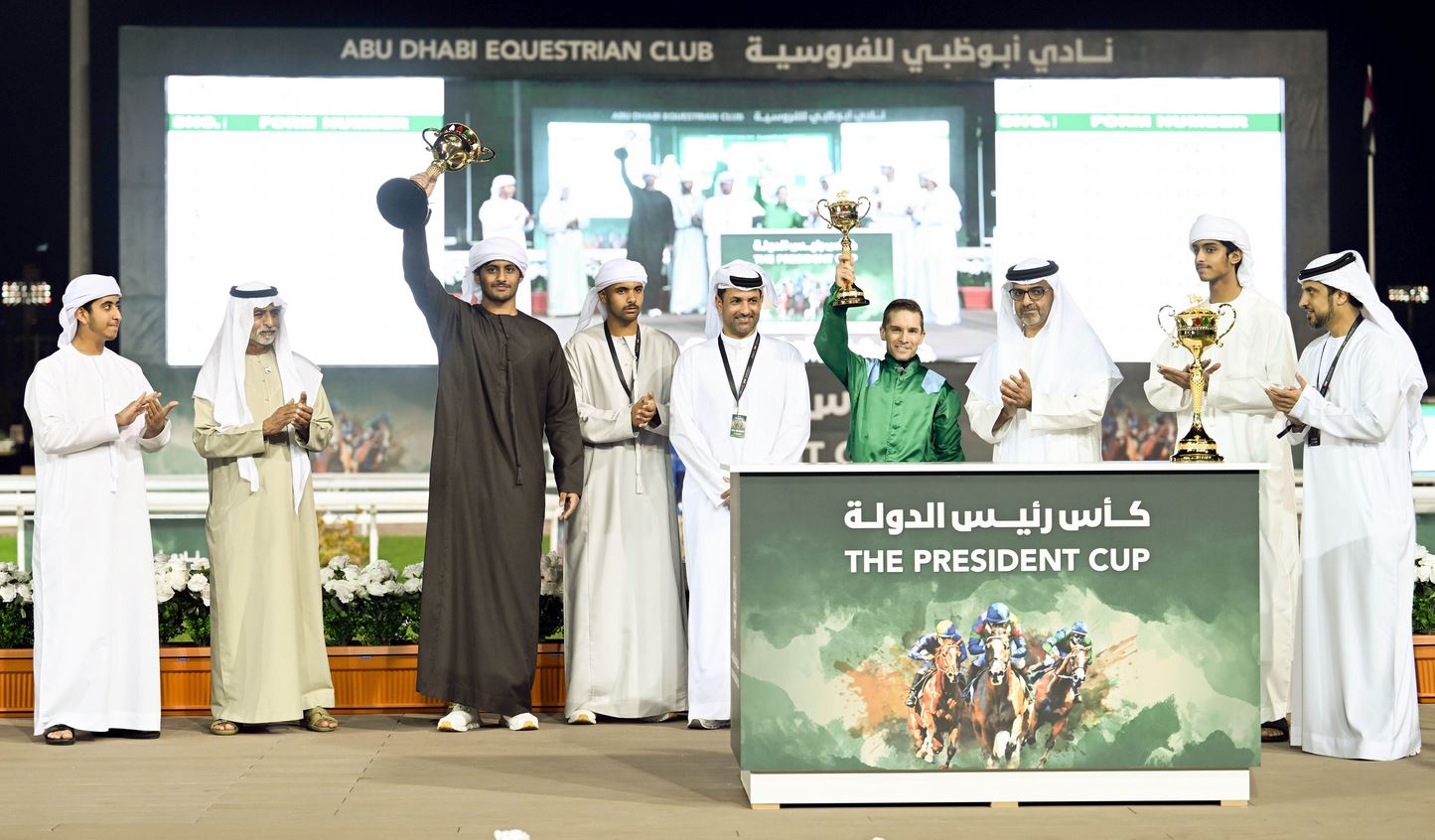 His Highness Sheikh Hamed bin Zayed Al Nahyan Wins President’s Cup Race for Arabian Horses – RB King Maker Takes 1st Place