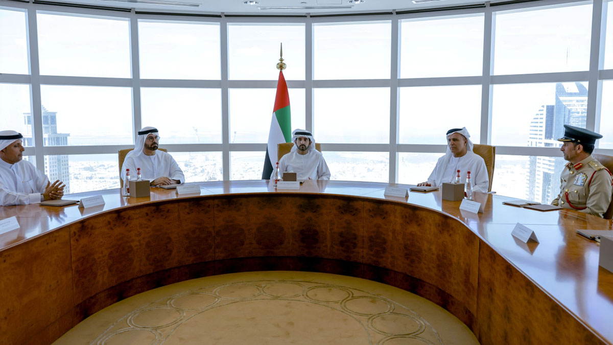 حمدان بن محمد خلال ترؤسه الاجتماع الأول للجنة العليا للتنمية وشؤون المواطنين في دبي لسنة 2024. وام