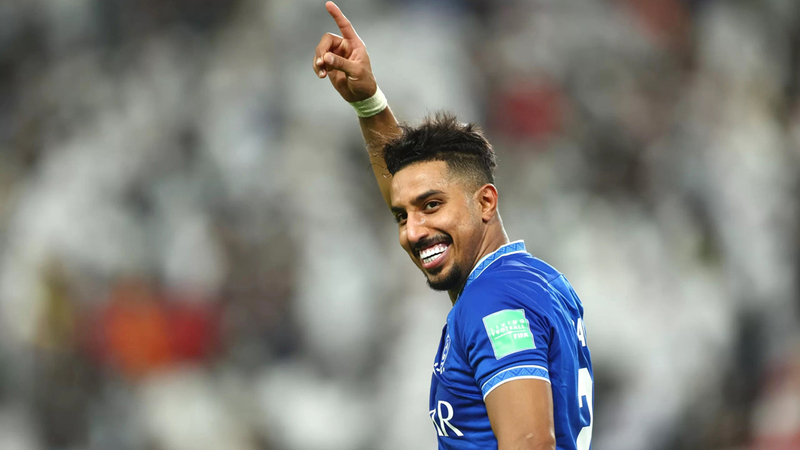 قائد الهلال سالم الدوسري. من المصدر