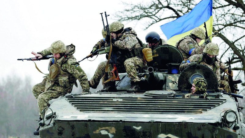 الجيش الروسي دخل إلى أوكرانيا لمنعها من الانضمام إلى «الناتو». أرشيفية