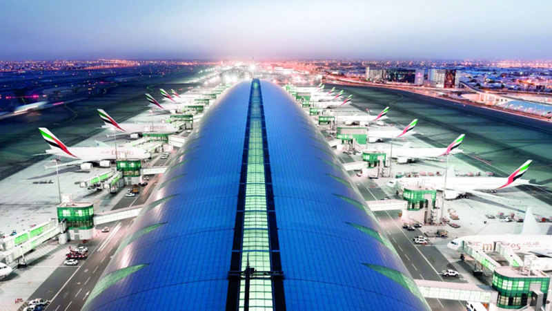 غريفيث أكد أن رحلة المسافر عبر مطار دبي الدولي ستكون ممتعة عند المغادرة كما كانت عند الوصول. أرشيفية