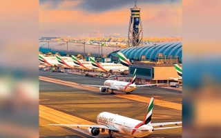 الصورة: الإمارات تستحوذ على 34% من حركة الطيران الدولي في المنطقة