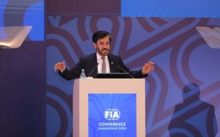 الصورة: محمد بن سليم يترأس مؤتمر الاتحاد الدولي للسيارات 2024 في أوزباكستان