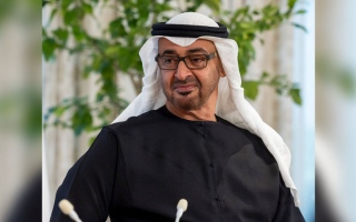 الصورة: رئيس الدولة يطمئن على أحوال حجاج الإمارات