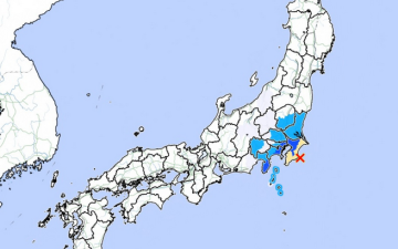 الصورة: زلزال بقوة 5.4 درجة يضرب شرق طوكيو