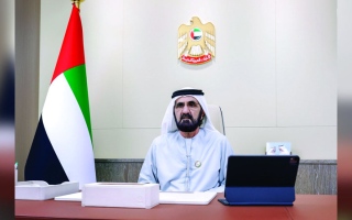 الصورة: محمد بن راشد وبرافيند جوجناوث يشهدان توقيع شراكة اقتصادية شاملة بين الإمارات وموريشيوس