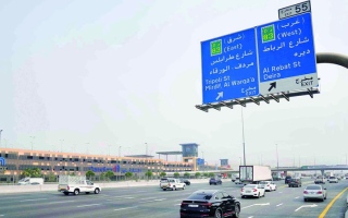 الصورة: «طرق دبي» تنجز  تحسينات مرورية على شارع الشيخ محمد بن زايد