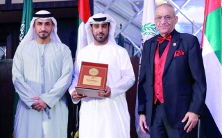 الصورة: «الإمارات اليوم» تحصد جائزة درع التميز الذهبي من «المنظمة العربية للمسؤولية الاجتماعية»             
