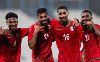 الصورة: الدقائق الأخيرة تبتسم لمنتخب عُمان أمام فلسطين