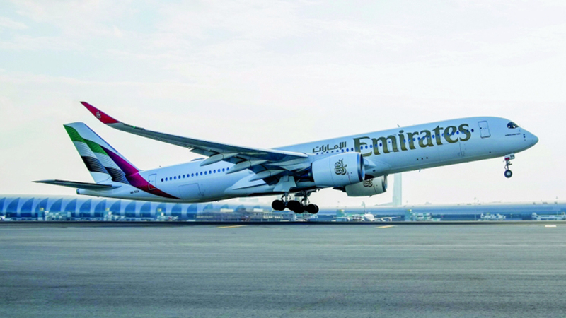 «طيران الإمارات» تتسلم  3 طائرات «A350»