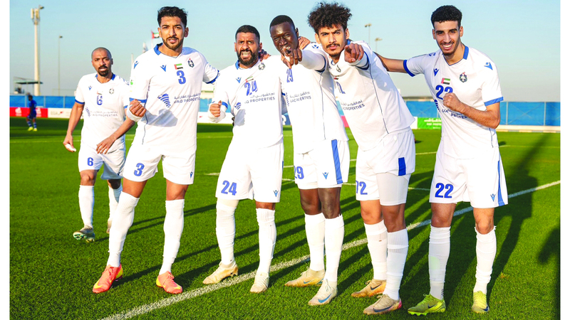 فريق العربي في المركز الثاني بجدول ترتيب دوري الدرجة الأولى. من المصدر