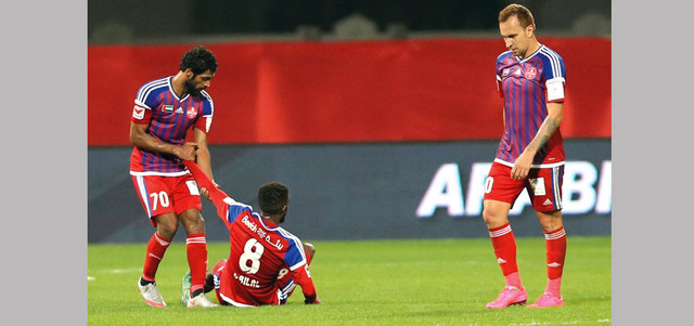 الشعب فشل في تحقيق ما يؤهله للبقاء في دوري الخليج. تصوير: مصطفى قاسمي